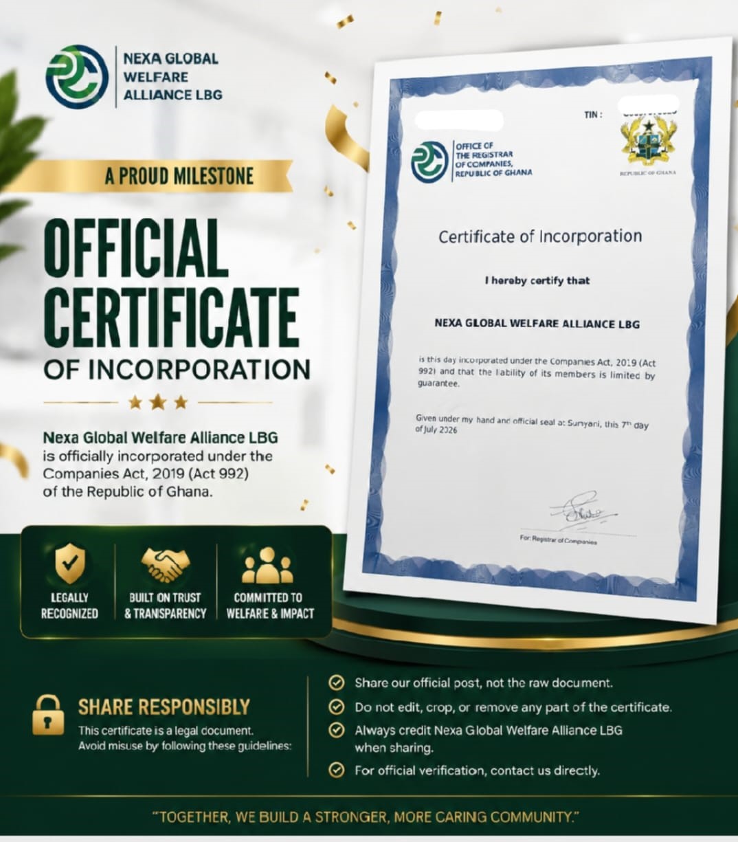 Certificate of Incorporation